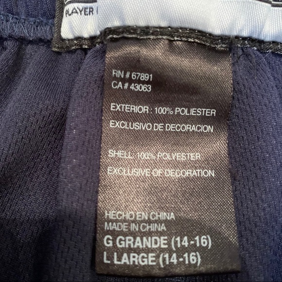 Adidas NBA Pacers Athletic Basketball Shorts‎ Youth L - Picture 7 of 9